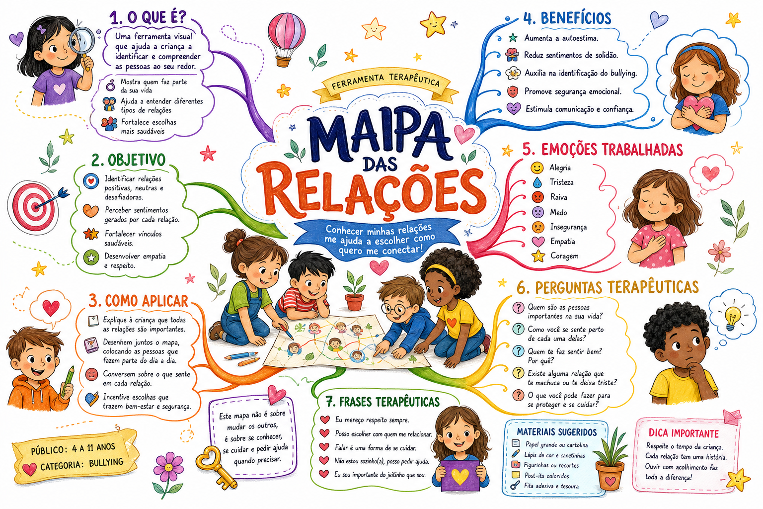 Mapa das Relações – página 1